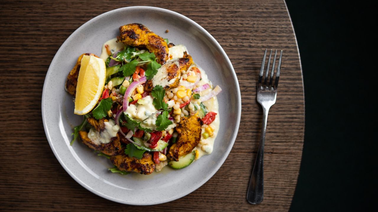 Moroccan Chicken Warm Salad