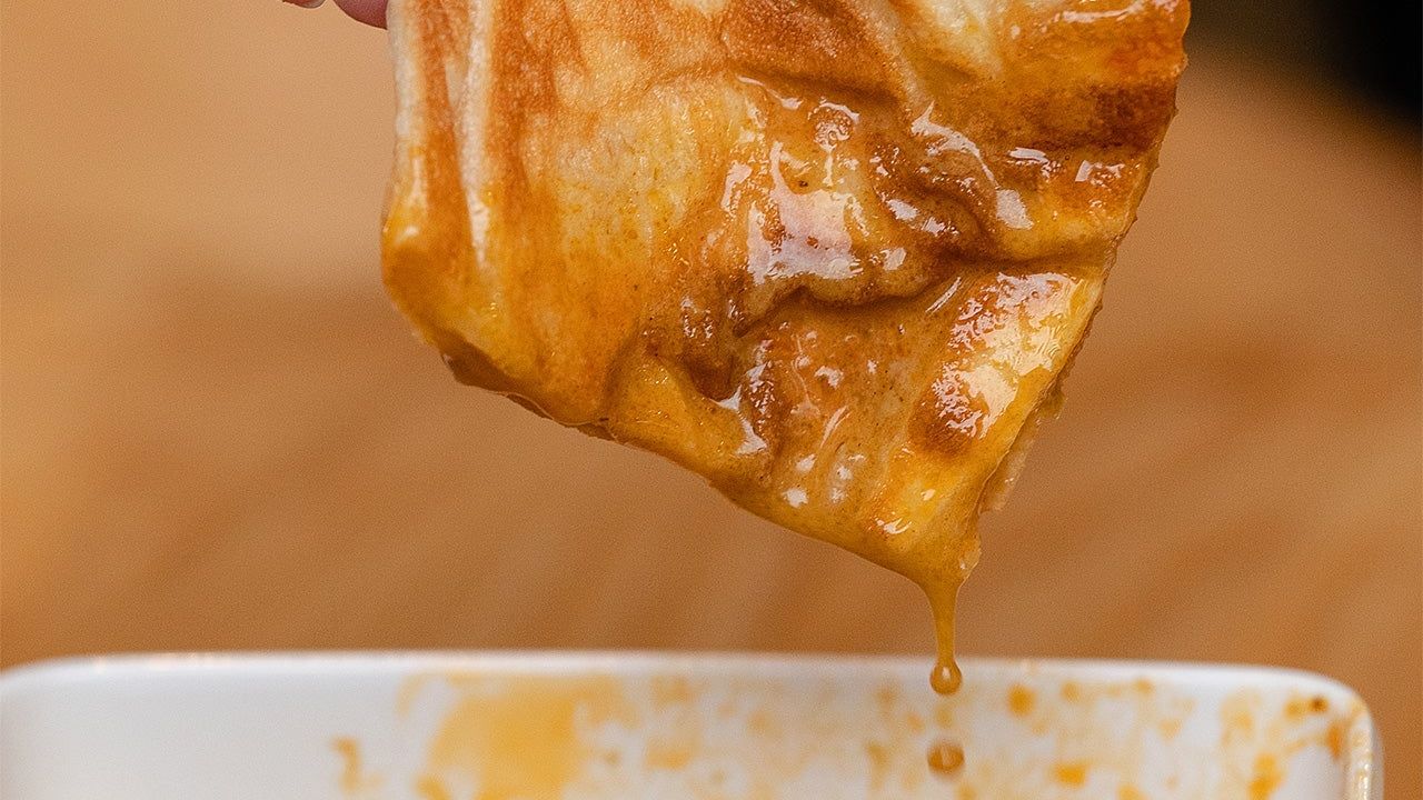 Roti Canai with Curry Chicken