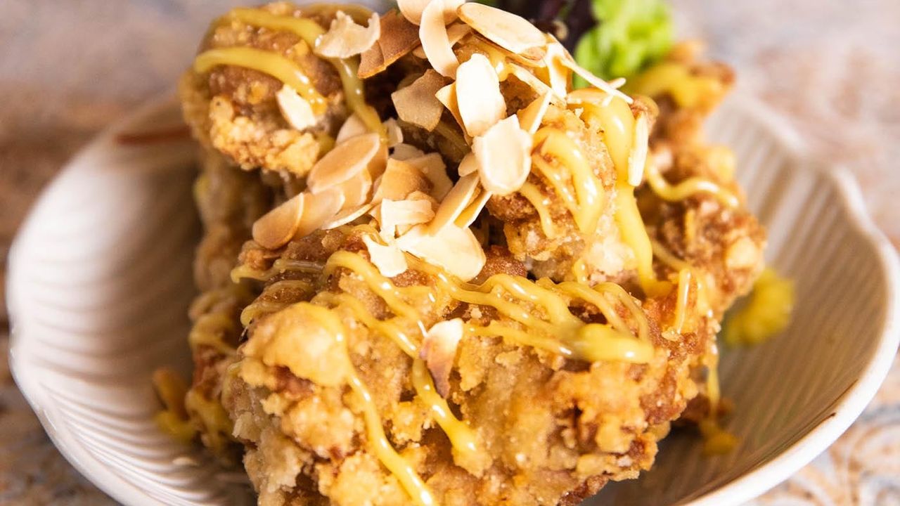 Tori No Karaage with Mustard Miso