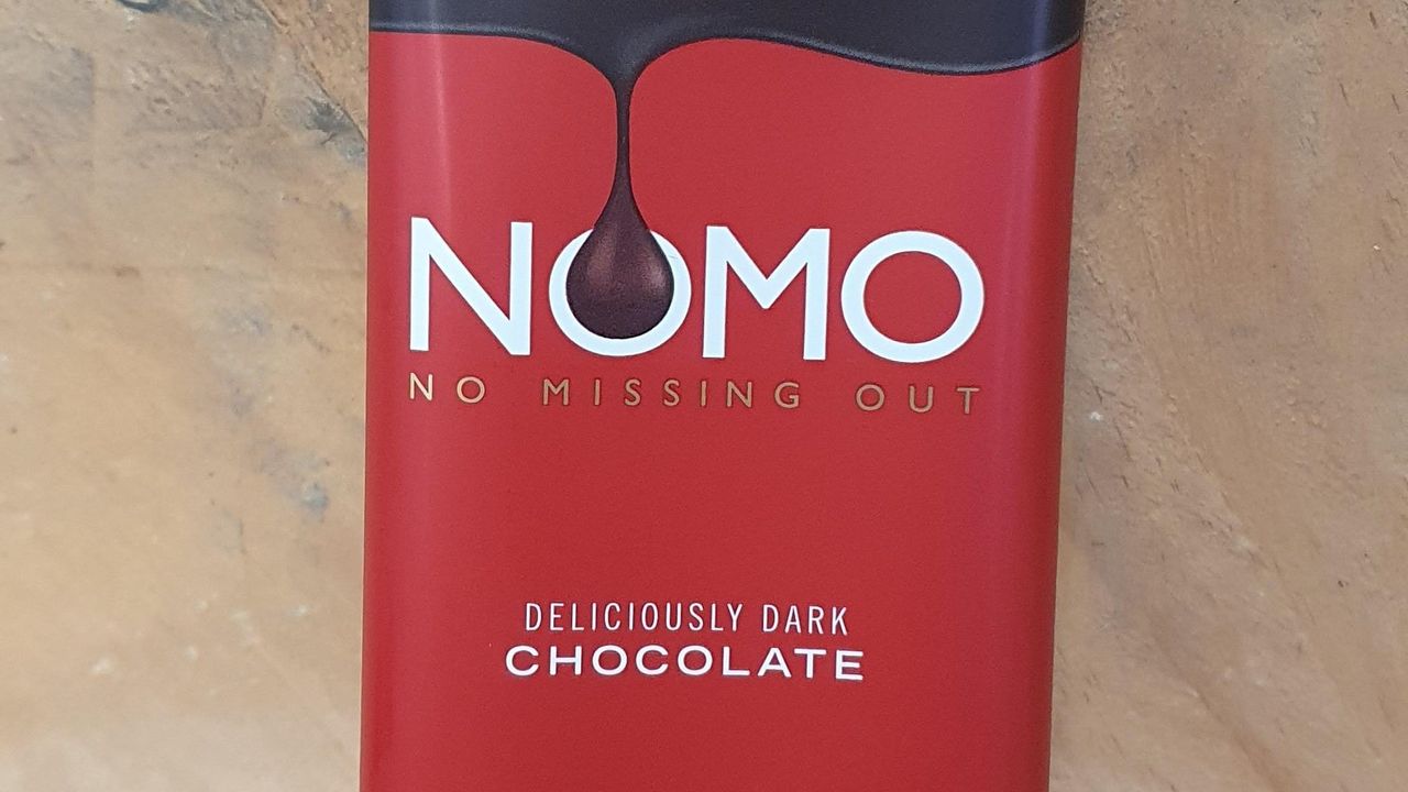 NOMO Vegan Dark Chocolate Block 85g