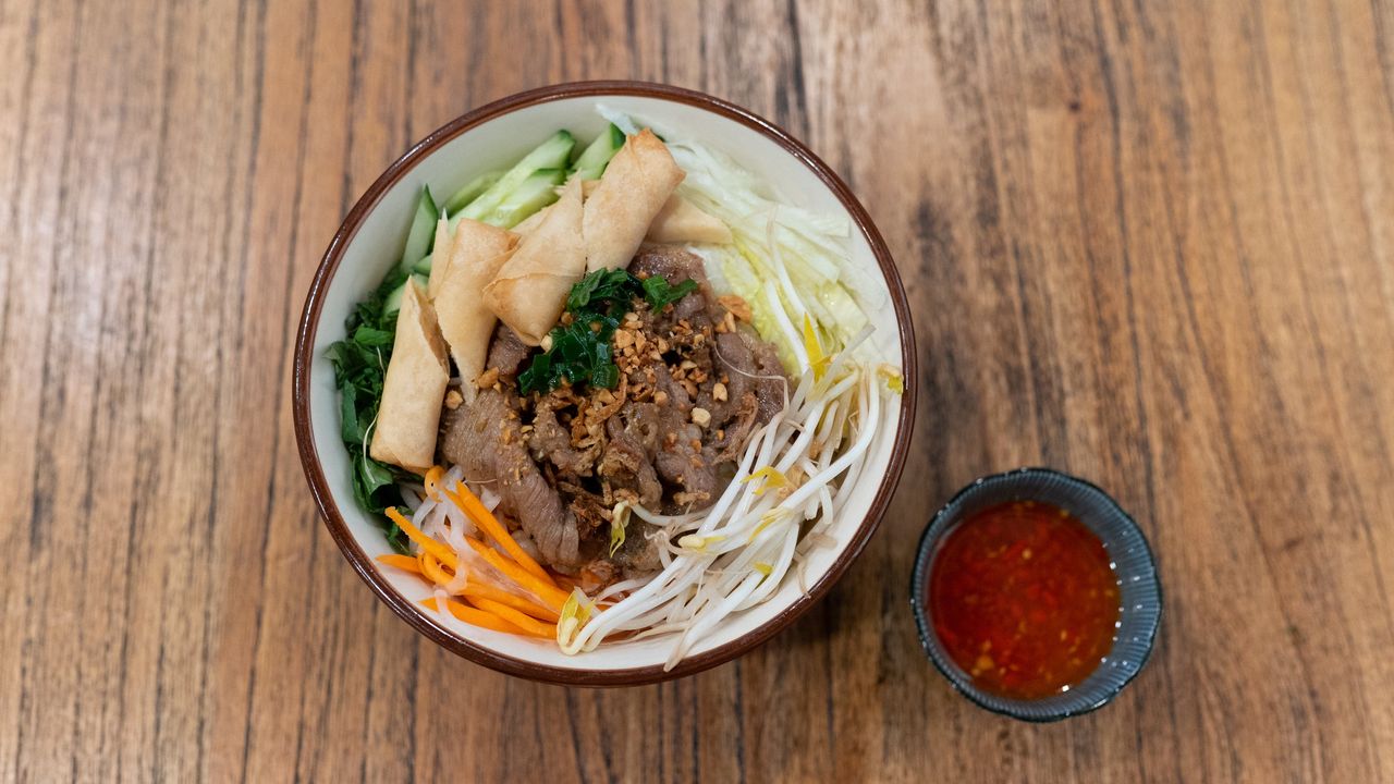 Warm Vermicelli Salad