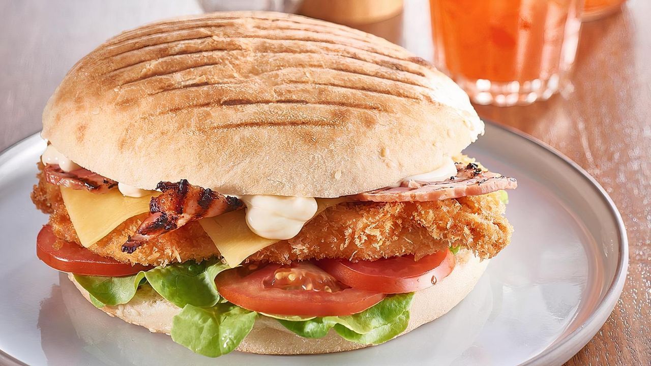 Chicken Schnitzel Burger