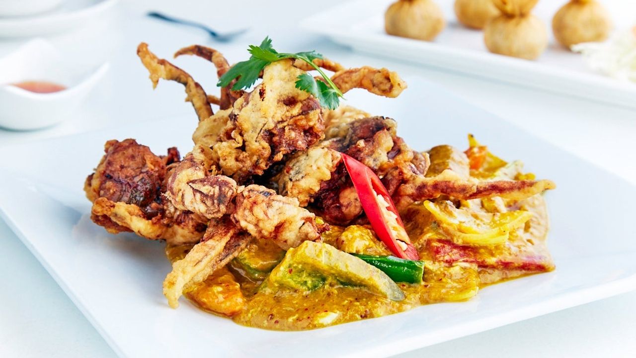 Soft Shell Crab with Yellow Curry Powder