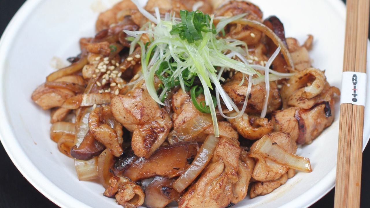 Teriyaki Chicken Don & Miso Soup / 照烧鸡肉饭送味增汤