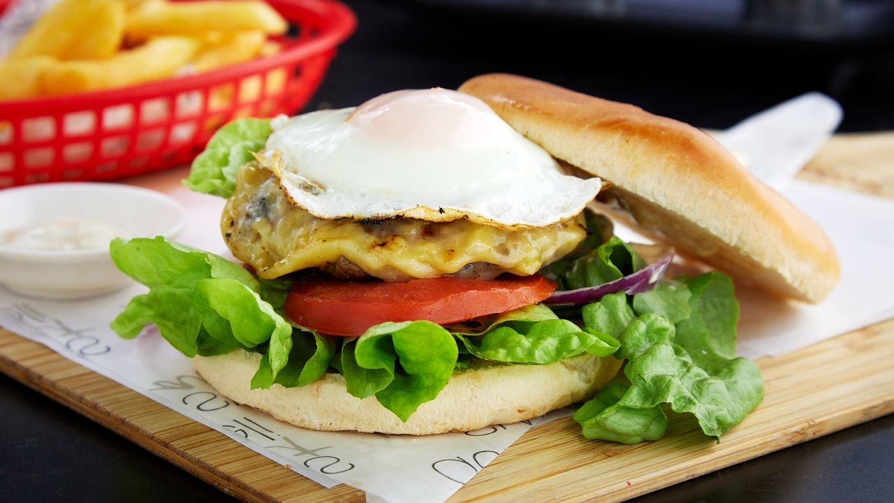 Huey Burger + Fries