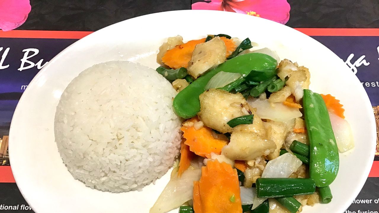 Ginger Fish with Rice