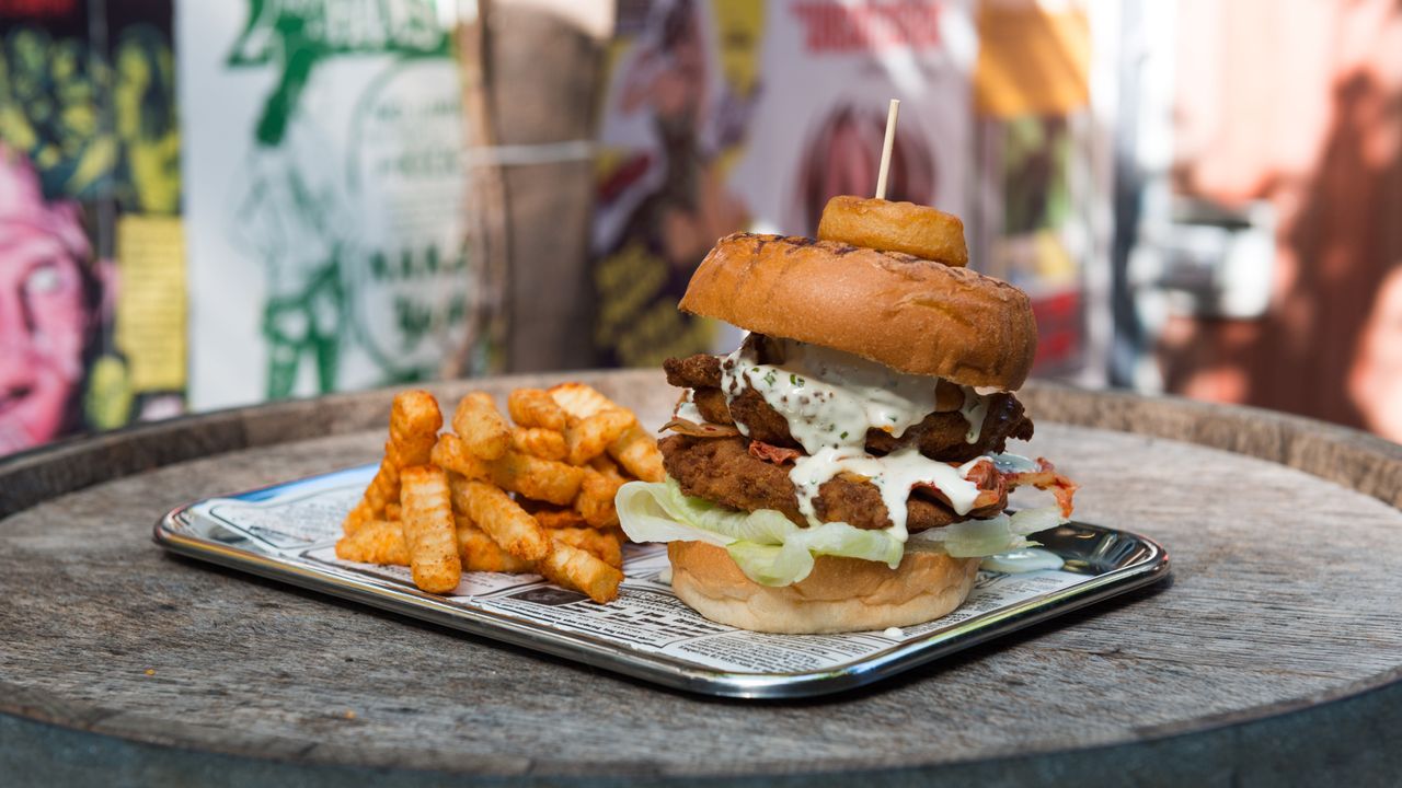 Southern Fried Chicken Burger