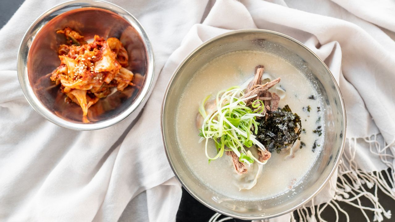 Dumplings in Beef Bone Soup
