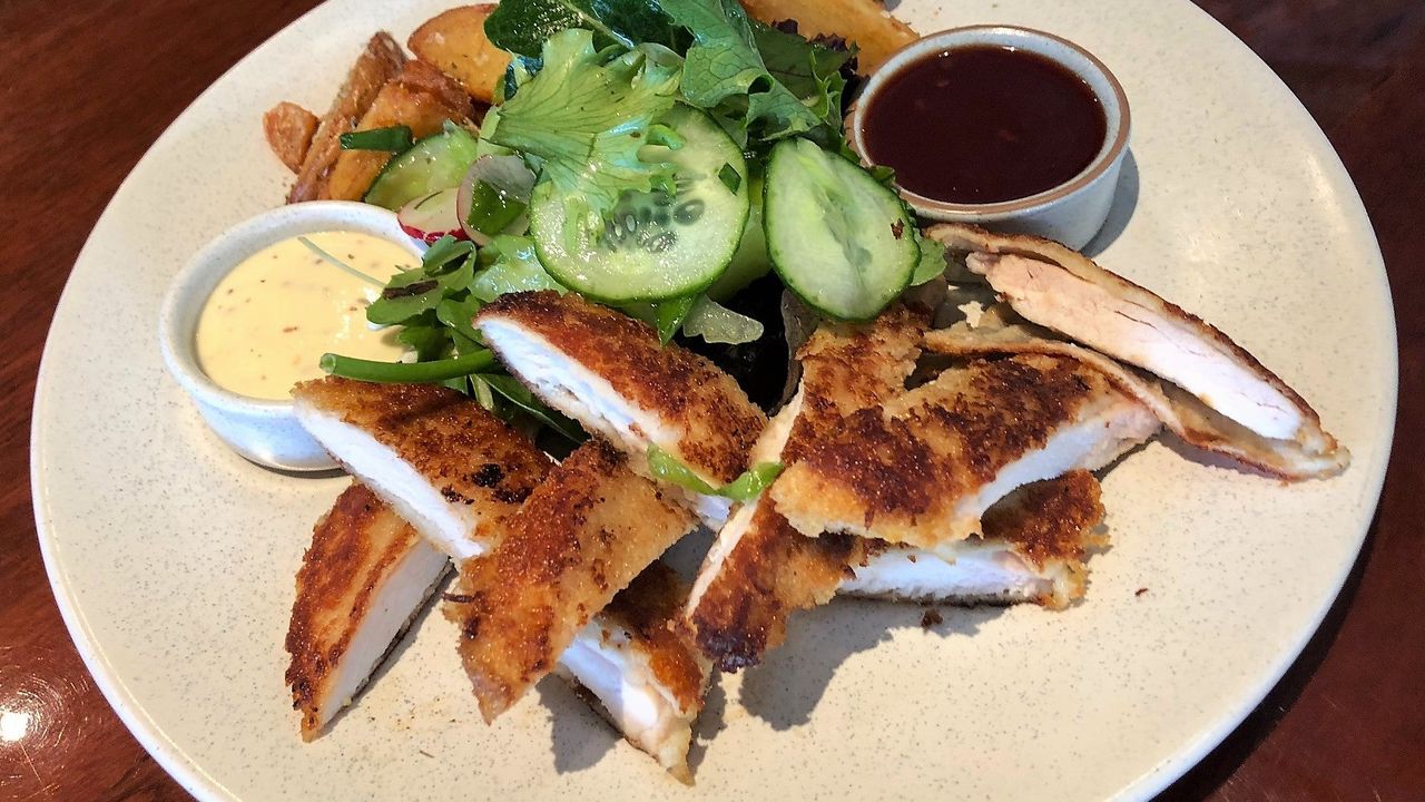 Chicken Strips and Cottage Fries