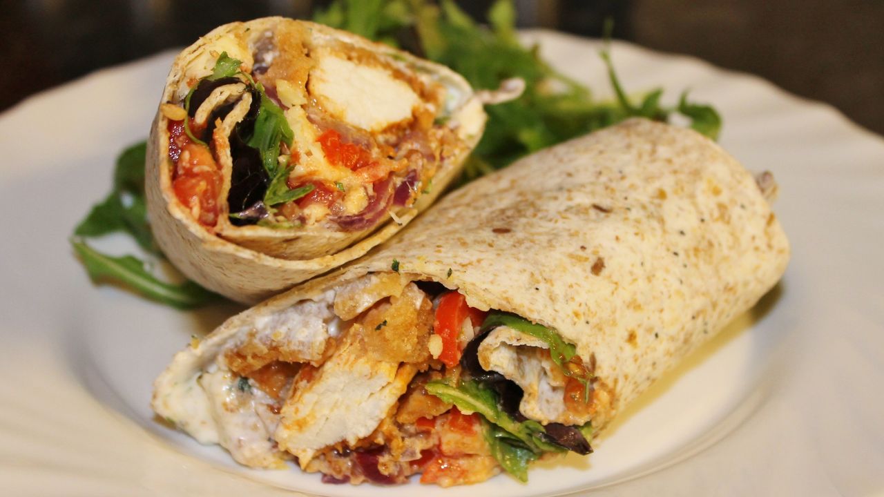 Salsa Delight Chicken Wrap