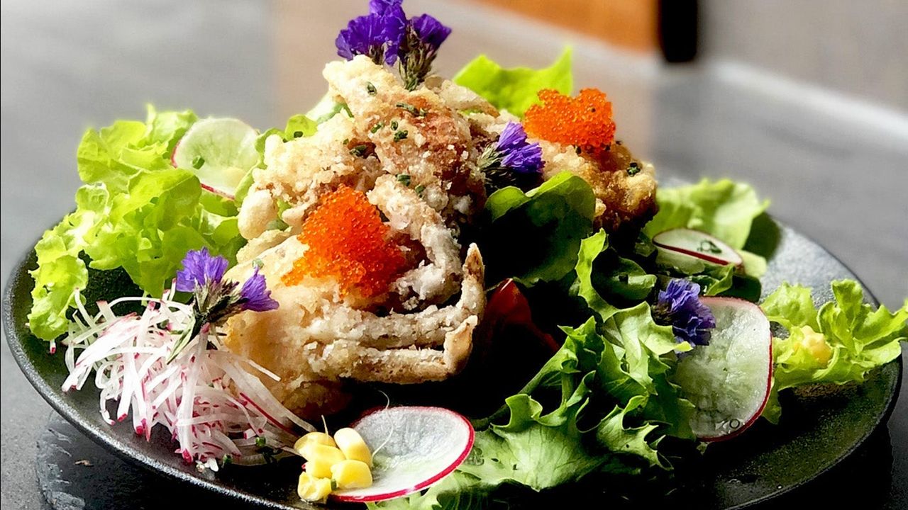 Soft Shell Crab Salad