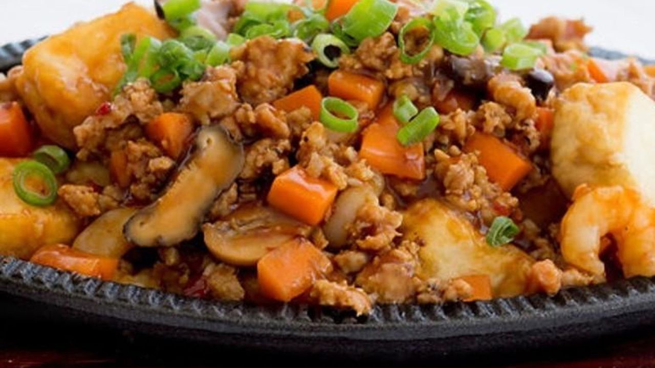 Hokkien Tofu & Pork Sizzling