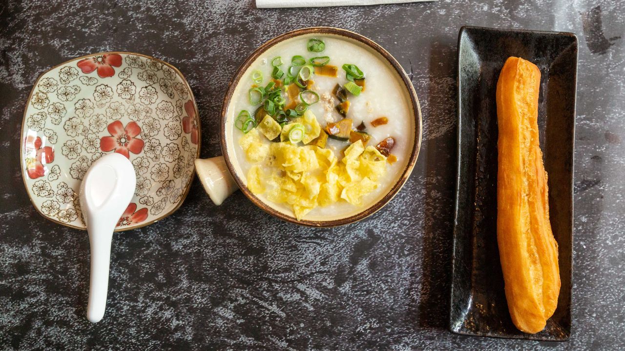 Minced Pork & Preserved Egg Congee
