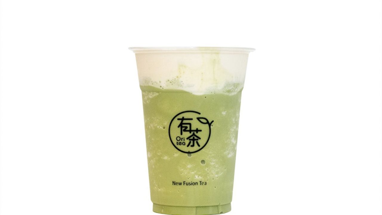 Cheese Top Green Tea Frappuccino