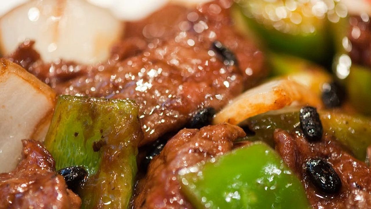 Beef in Black Bean Sauce