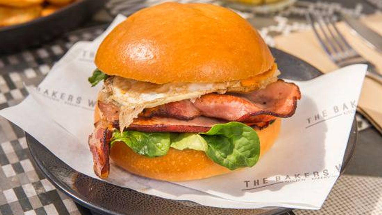 Egg and Bacon Roll