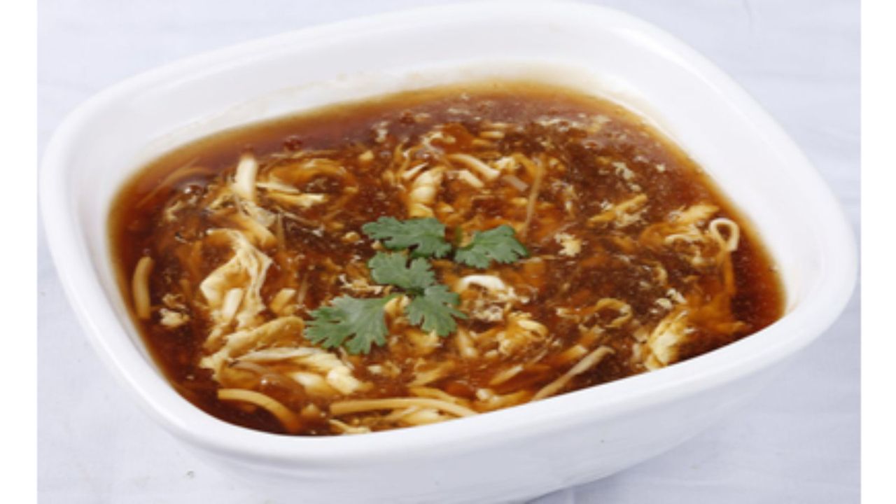Hot & Sour Egg Noodles Soup