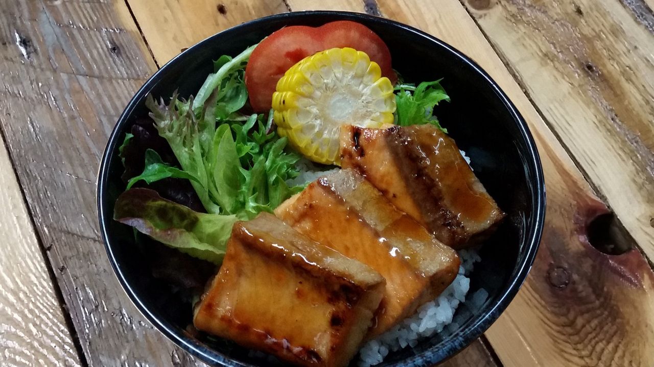 65. Salmon Teriyaki Don