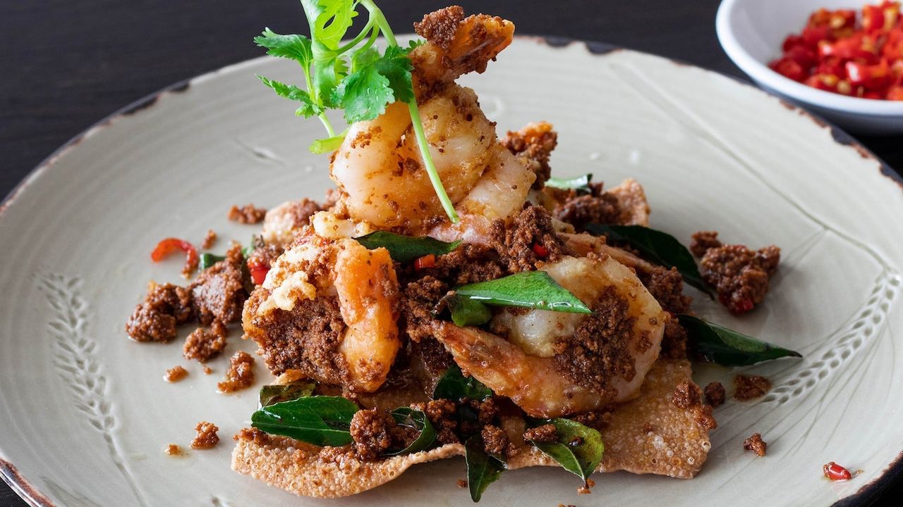 Coconut Butter Prawn