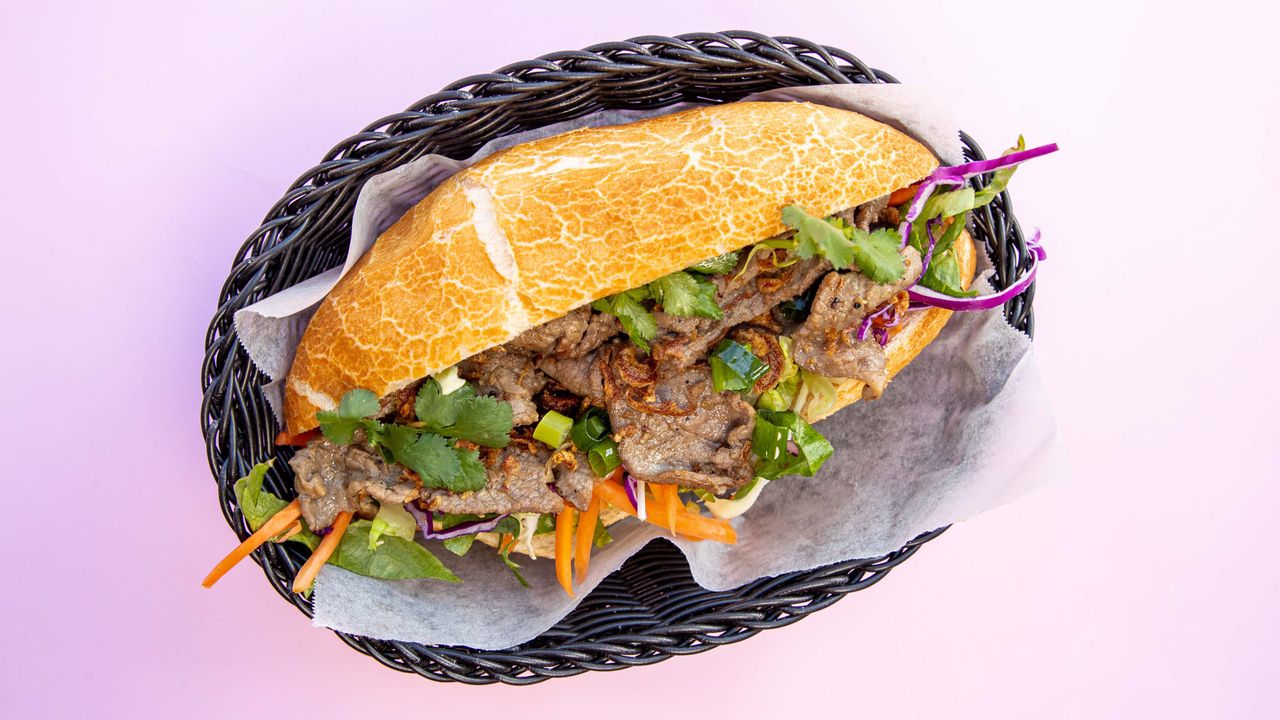 Lemongrass Beef Baguette