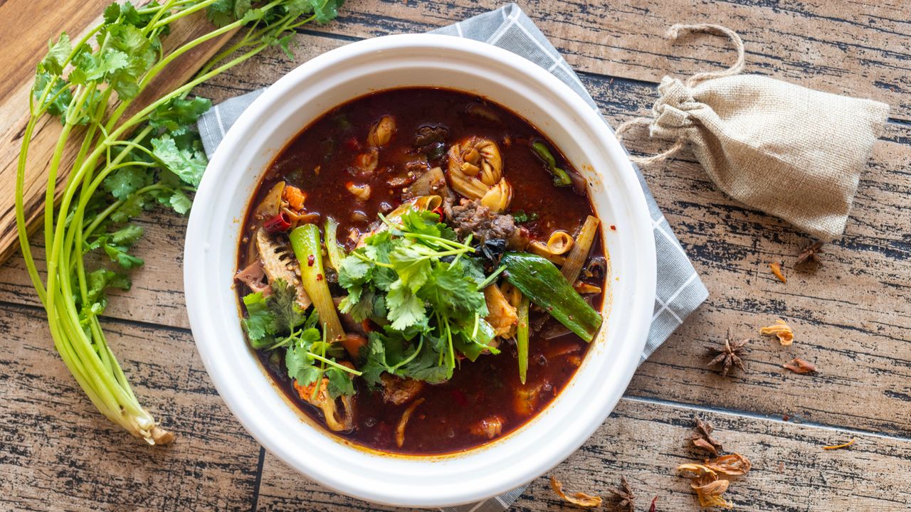 Meat Combo Sichuan Spicy Hot Bowl