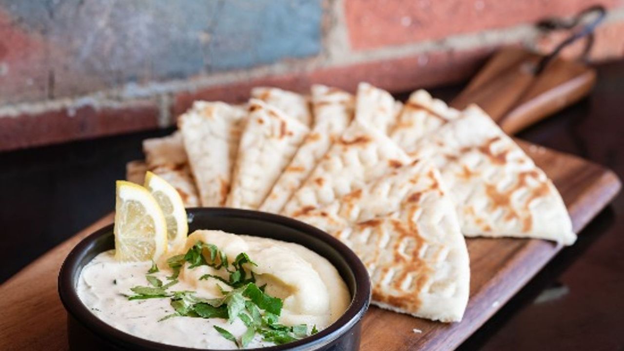Pita with Two Dips