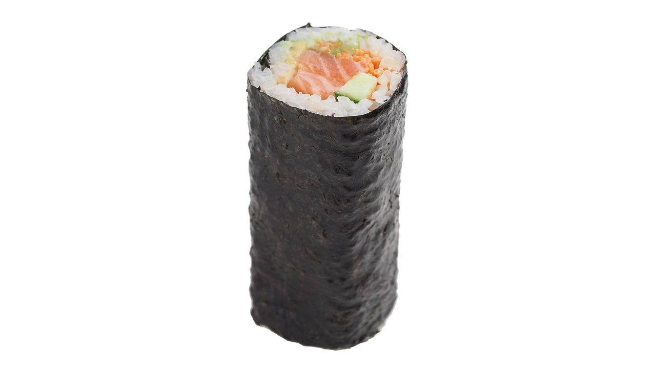 Raw Salmon & Avocado Hand Roll