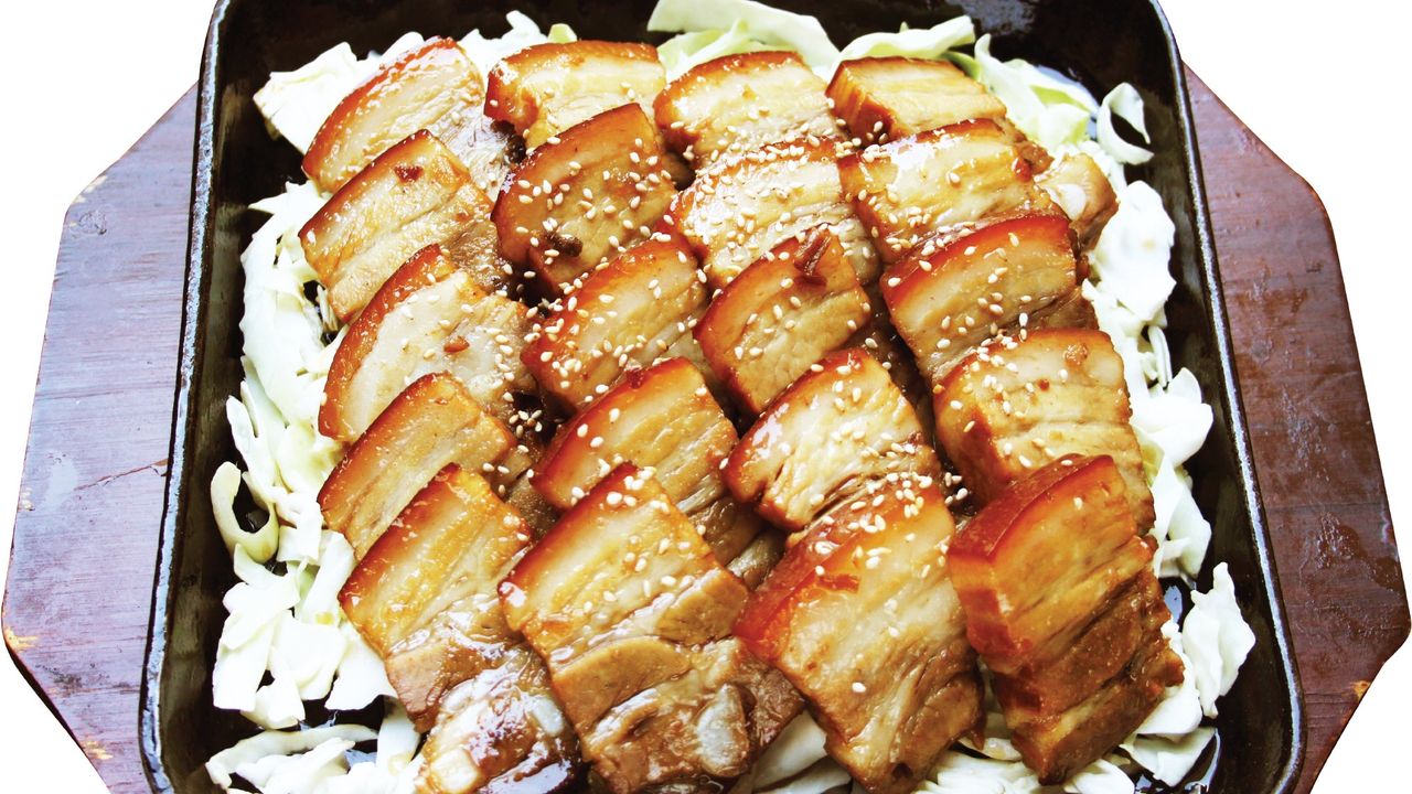 Teriyaki Steamed Pork Belly