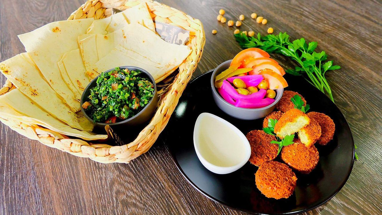 Falafel Plate (V)