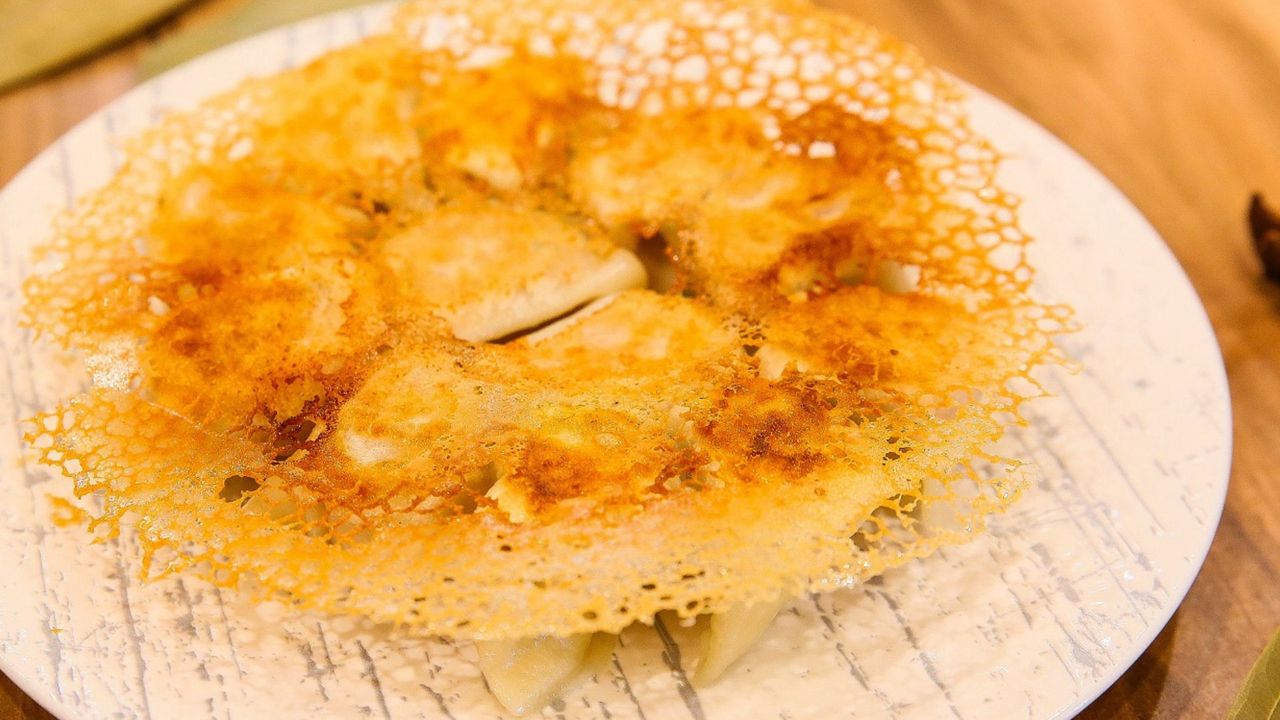 Pan-Fried Seafood Dumplings