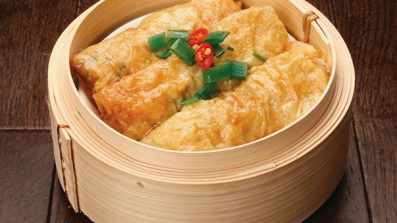 Steamed Pork & Prawn Roll