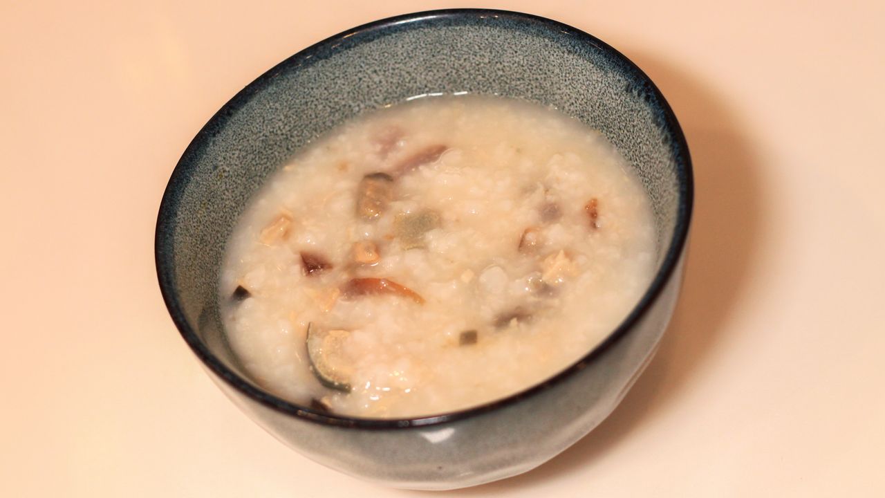 Congee with Pork & Preserved Egg