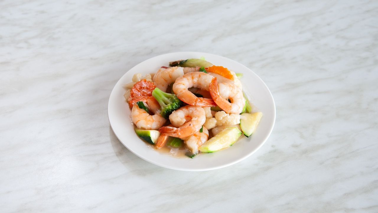 King Prawns with Vege