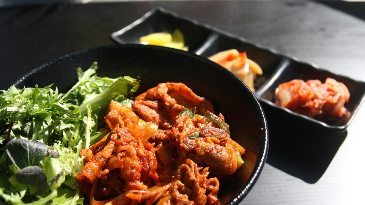 Spicy Pork Rice Bowl