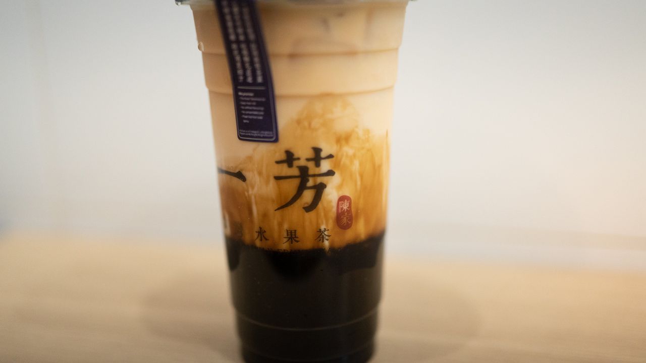 Brown Sugar Pearl with Milk Tea