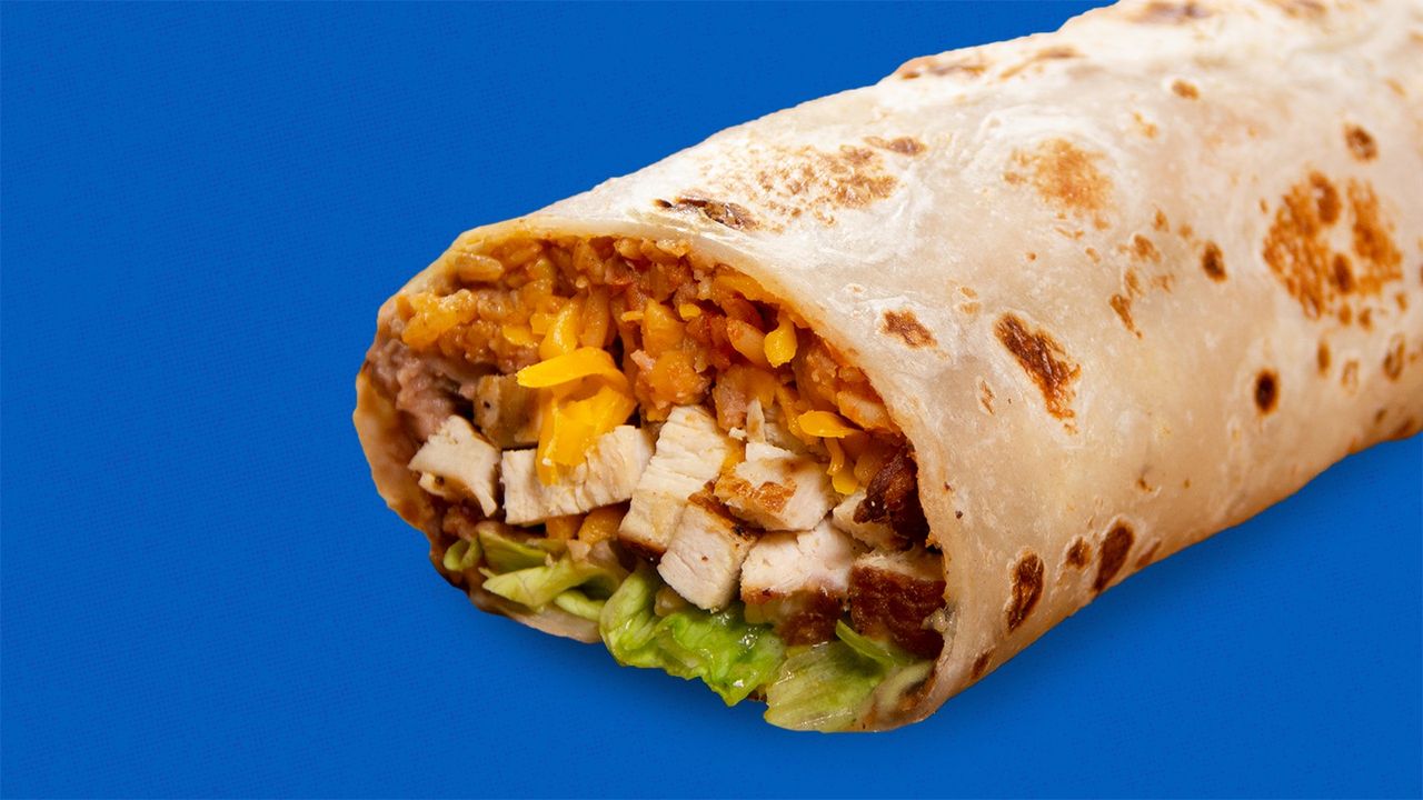 Chicken Fajitas Burrito