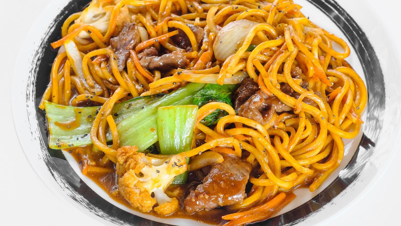 Black Bean Chicken Noodle