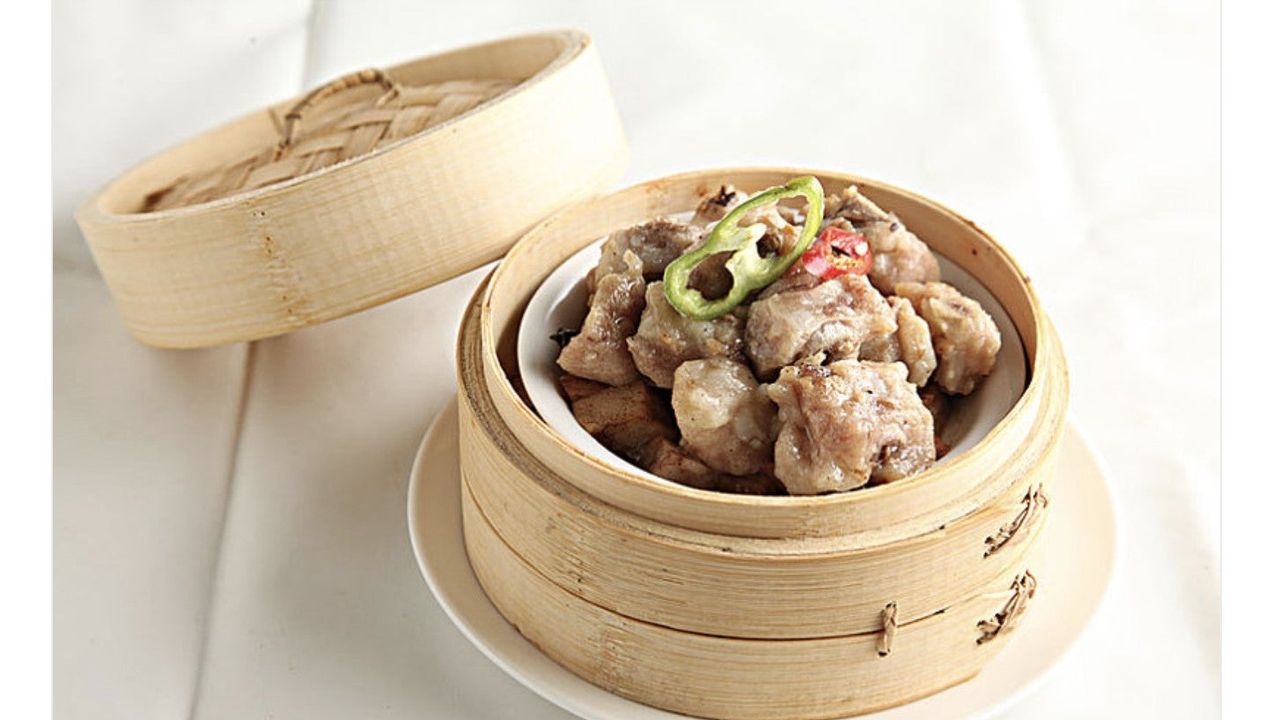 Steam pork rib with black bean sauce 豆豉排骨