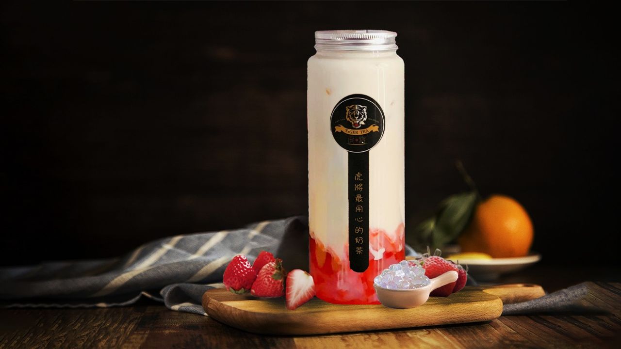 STRAWBERRY Allstar Milk Tea