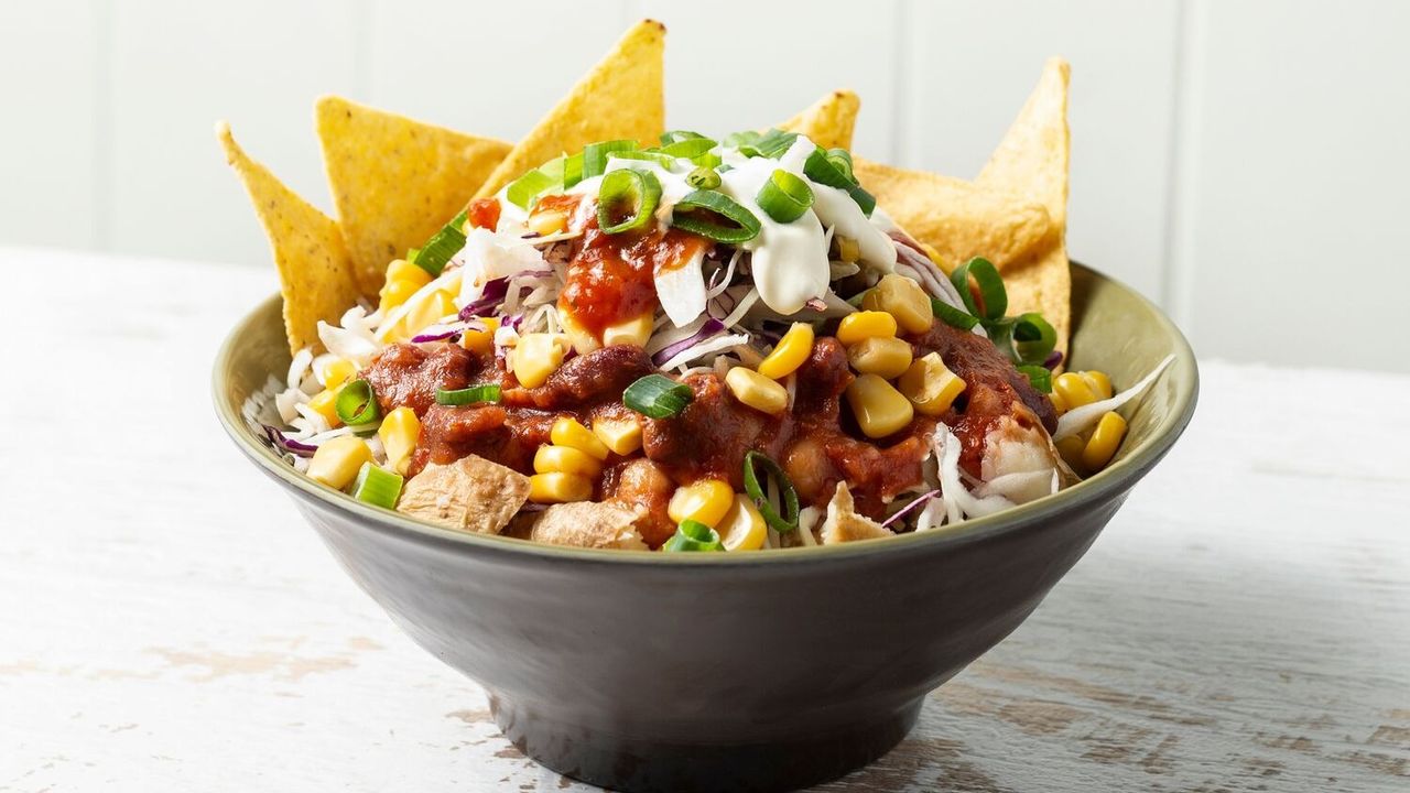 Chilli Bean, Cheese & Corn Chips