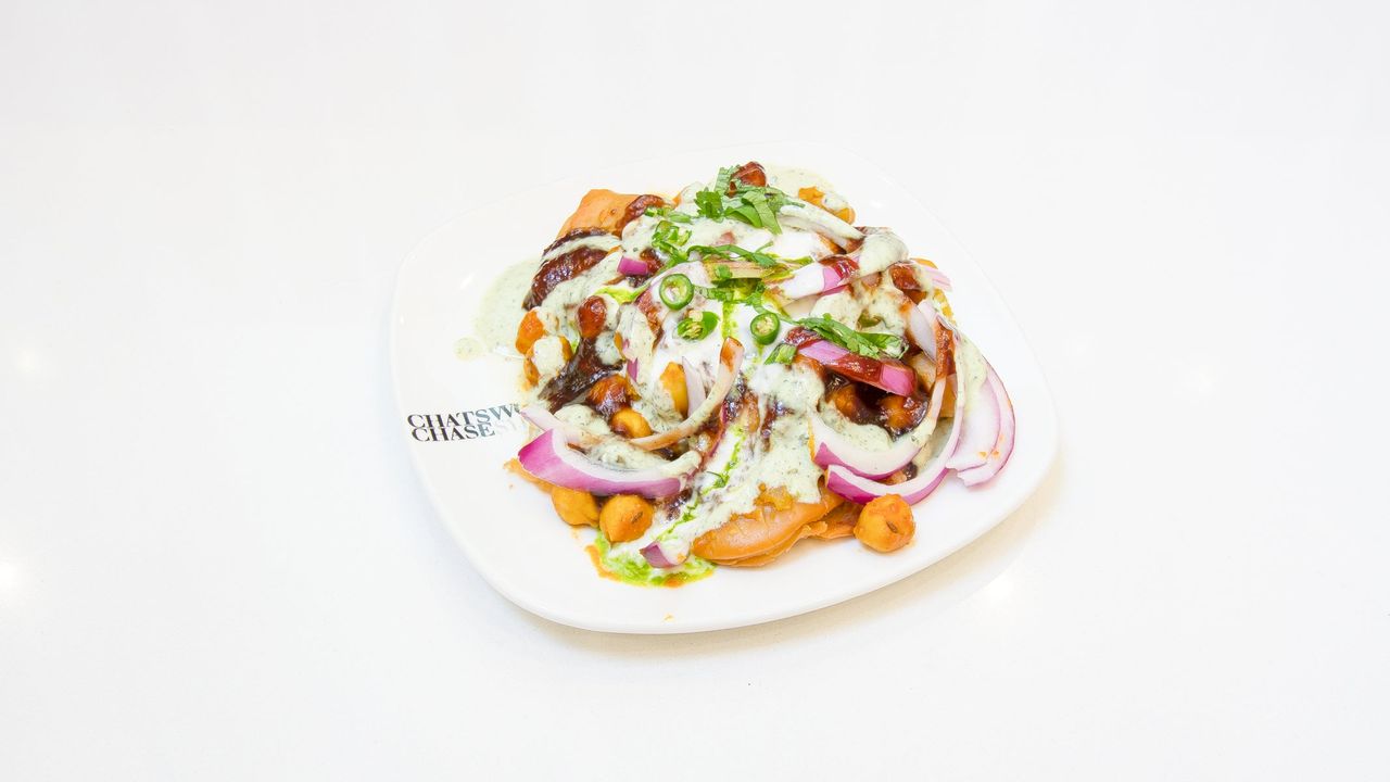 Samosa Chana Chaat