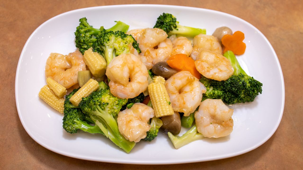 Prawn with Broccoli