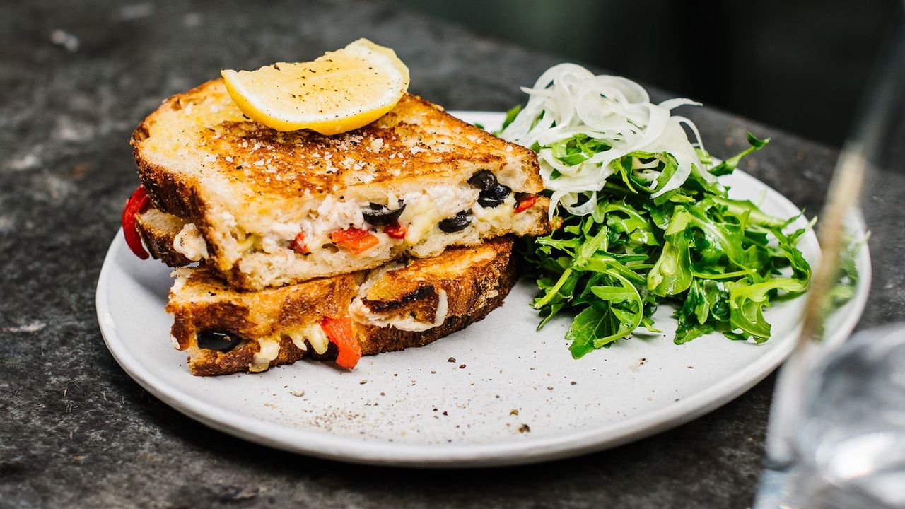 Lemon and Pepperberry Chicken Toastie
