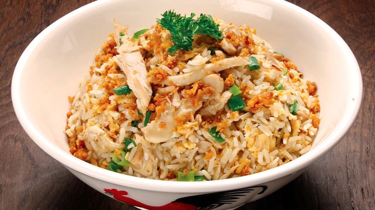F8 Salted Fish and Chicken Fried Rice