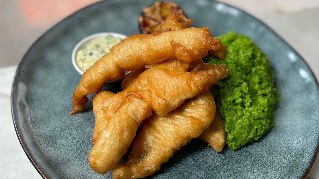 "Two Step Cider" Battered Flathead