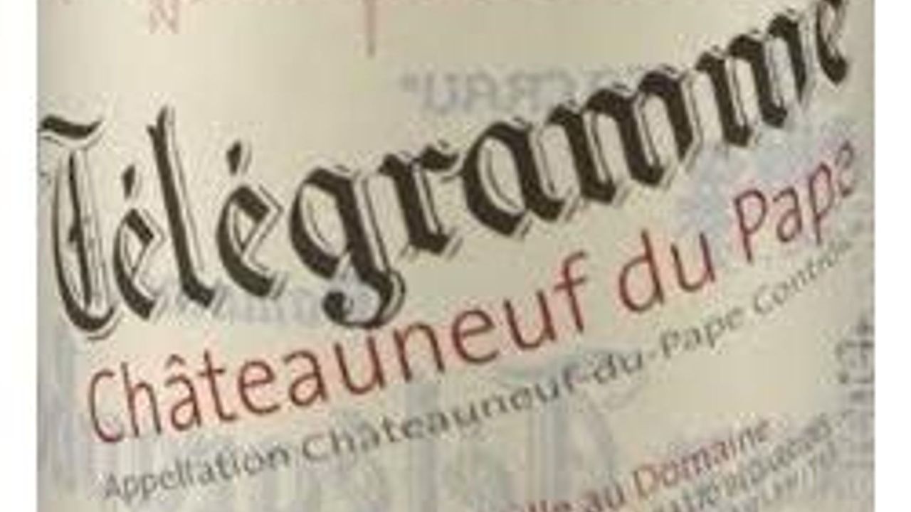 Dommaine Télégramme Châteauneaf-du-Pape