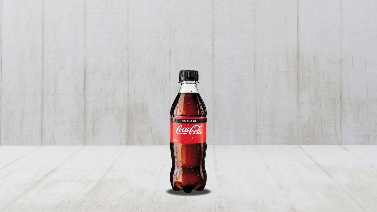 Coca-Cola No Sugar 390ml Bottle