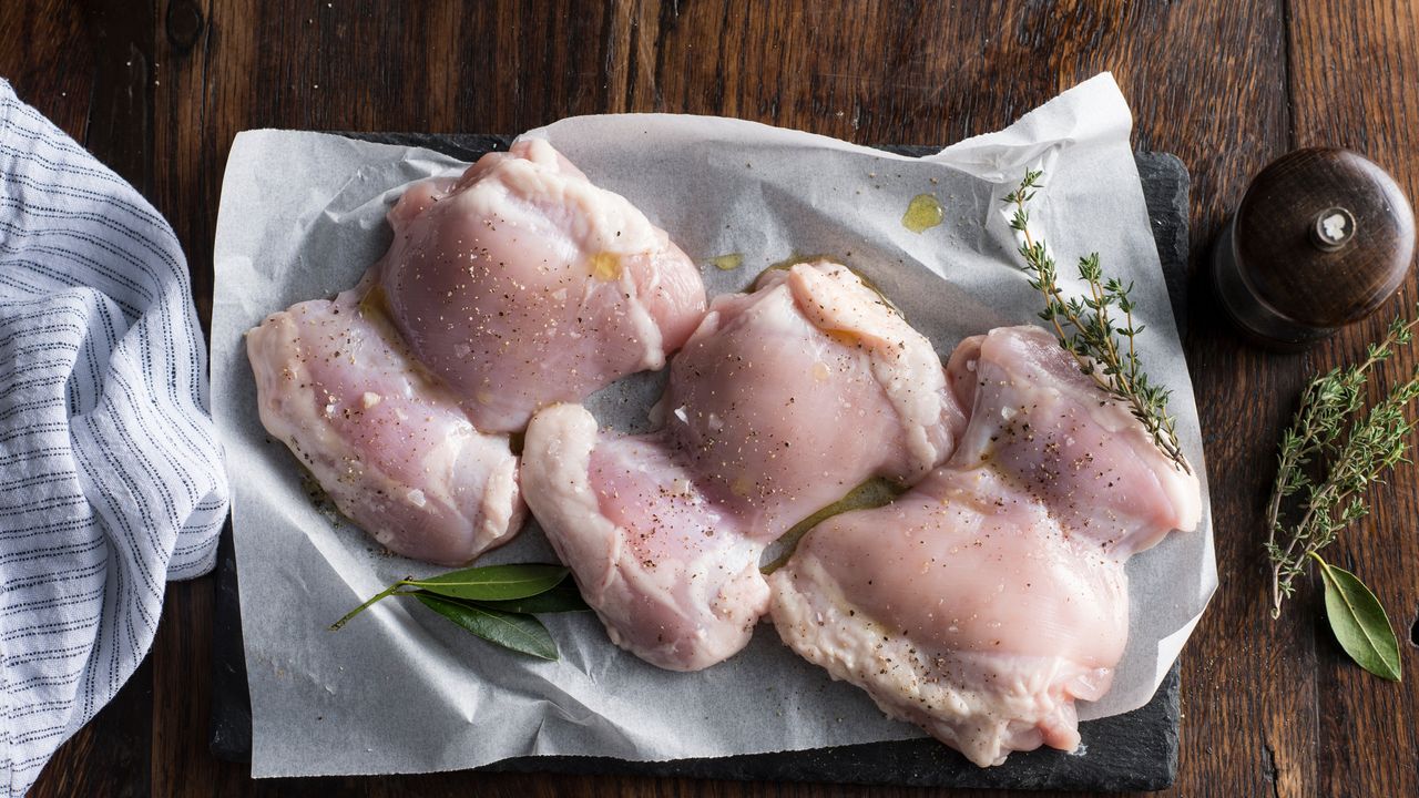 Chicken Thighs Skin Off Bone Out 600g