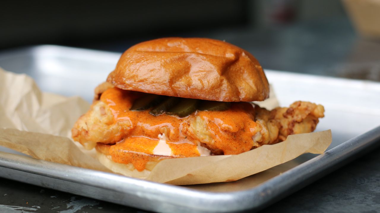 Buffalo Chicken Burger