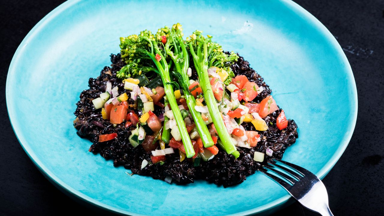 Black Rice Risotto